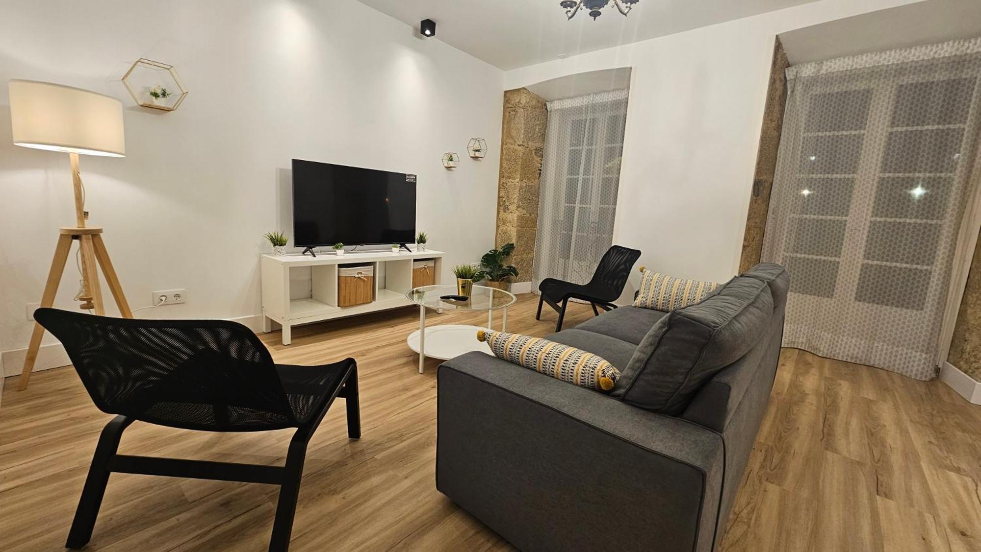 Apartamentos En El Centro - Plaza De Amboage - Wifi Феррол Экстерьер фото